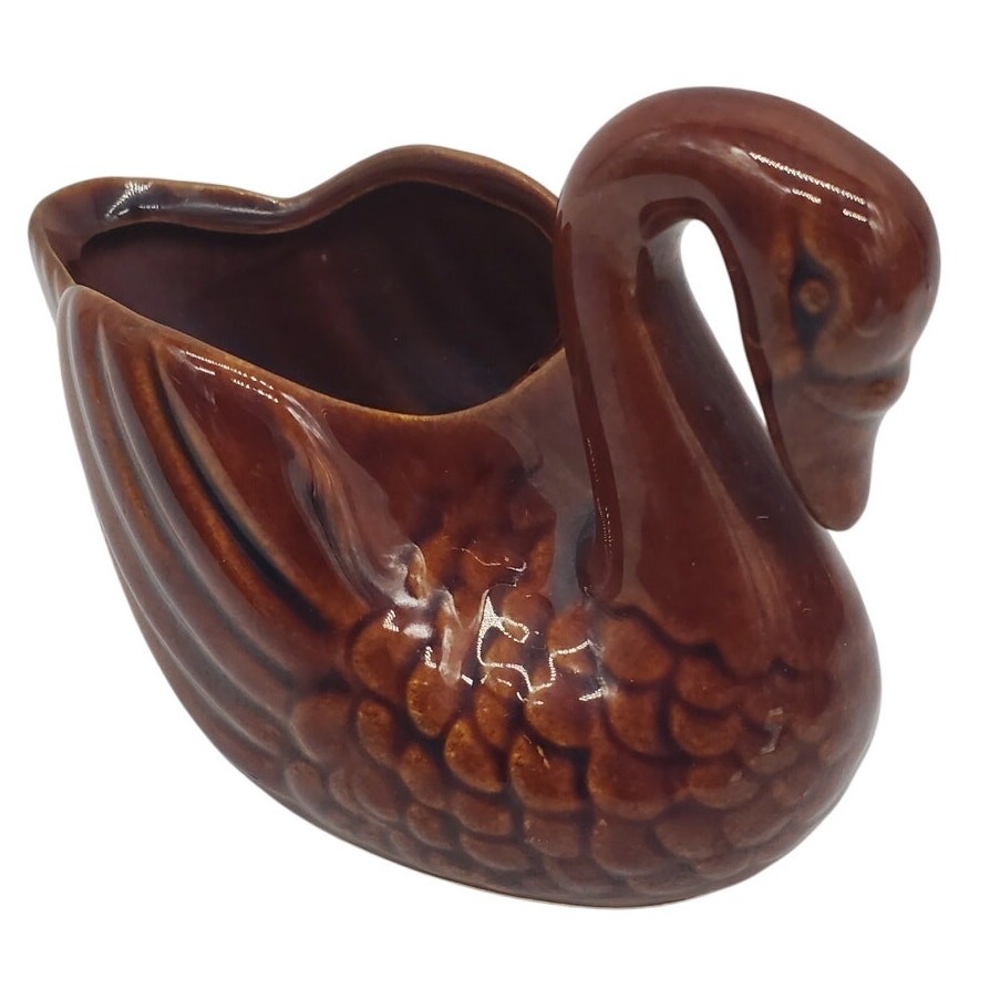 Swan Ceramic Planter - 3\