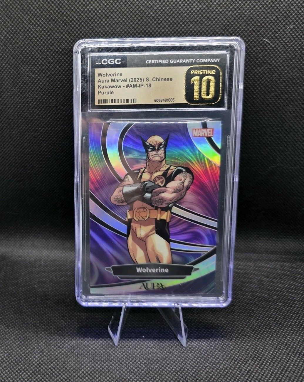 CGC 10 Pristine 2025 Aura Marvel WOLVERINE Purple /45 AM-IP-18 Kakawow SP 