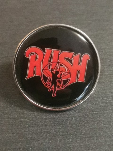 RUSH pin Badge Patch New High Quality Permanent Waves Moving Pictures Tom Sawyer