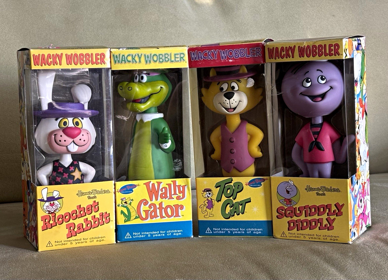 Funko Wacky Wobbler Hanna-Barbera Vinyl Bobblehead Set (4) Top Cat +