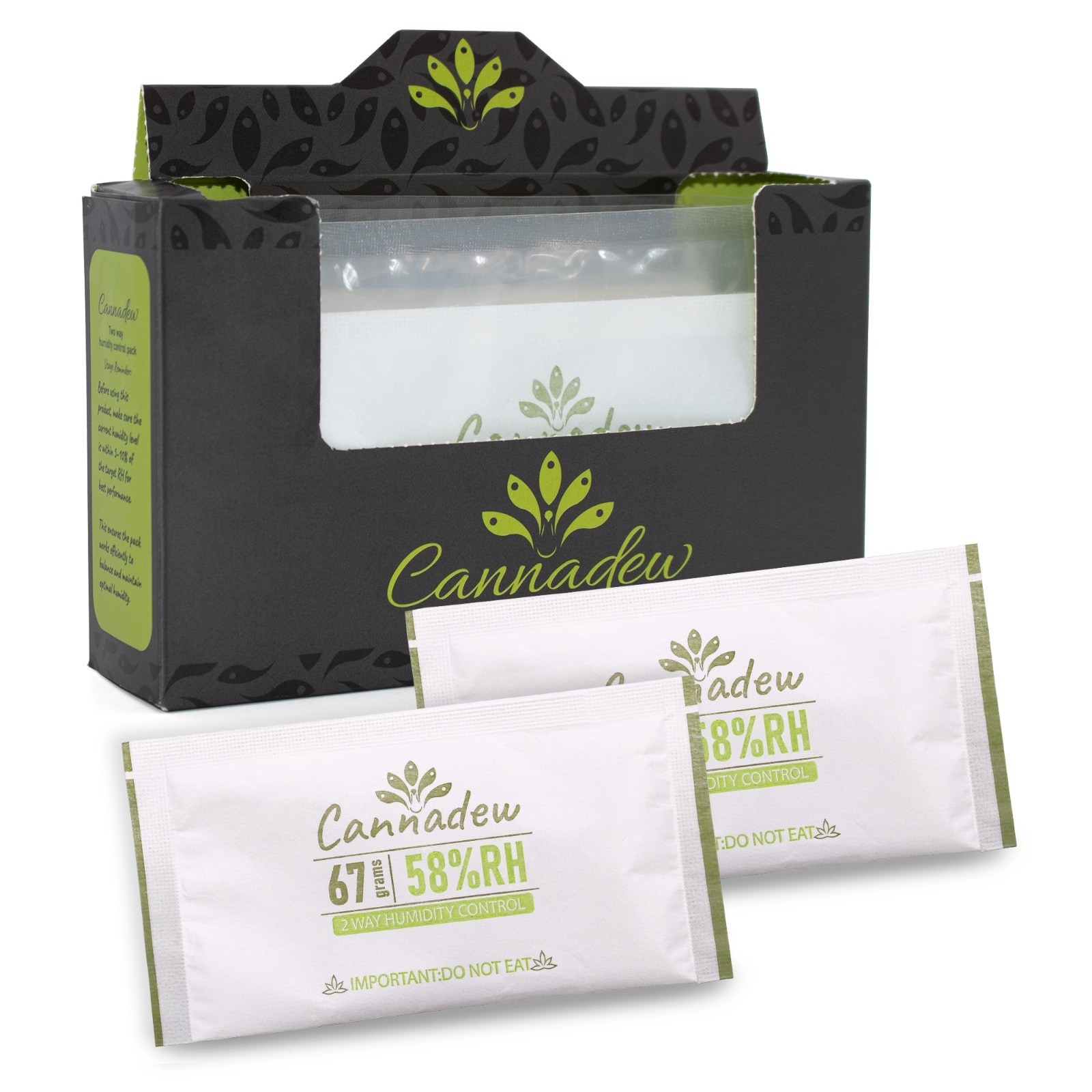 58% RH 67Gram (5 Pack) Two-Way Humidity Control Packets