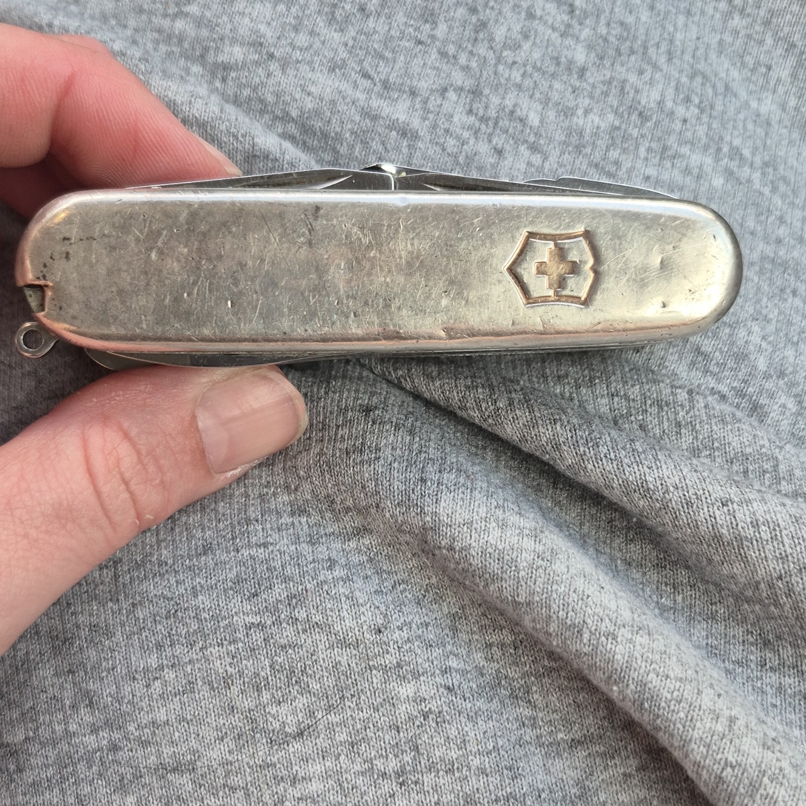 Tiffany & Co. Sterling SilverSter+ 18K RARE Swiss Knife Victorinox Off Suisse