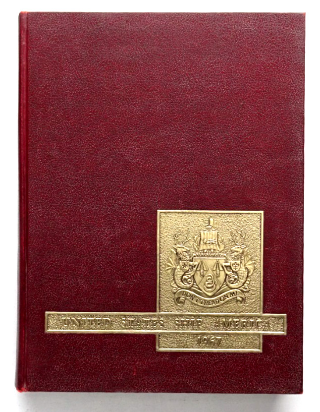 USS AMERICA CV-66  1967 MEDITERRANEAN CRUISE BOOK