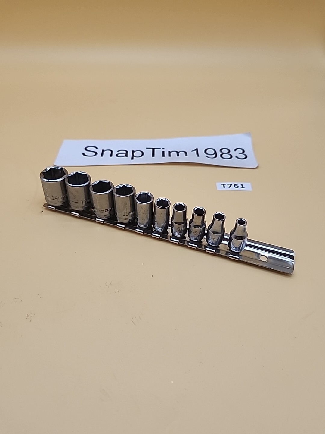 Craftsman Tools Socket Set Metric 10 Pc USA