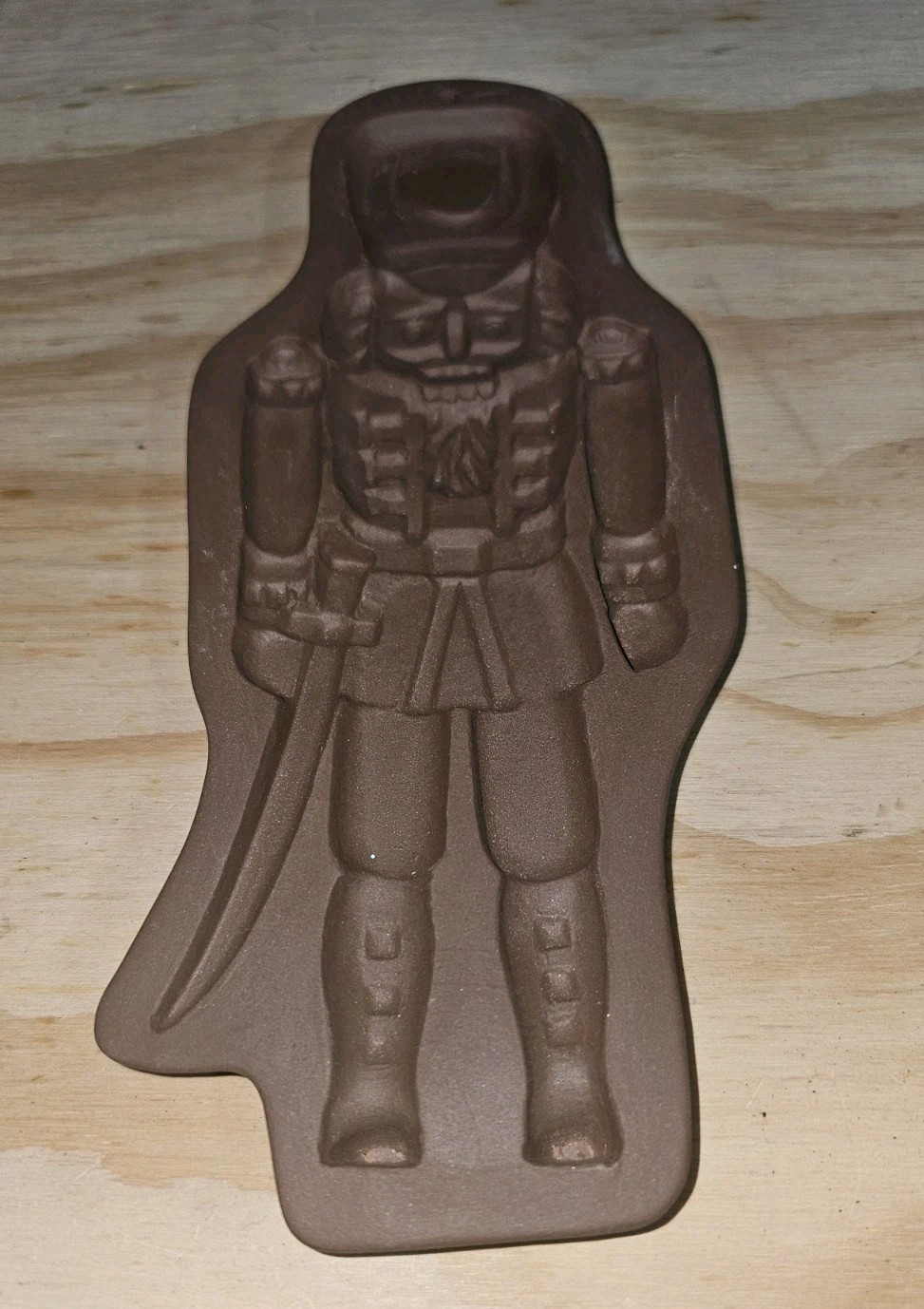 Hartstone Nutcracker Cookie Mold Vintage Stoneware