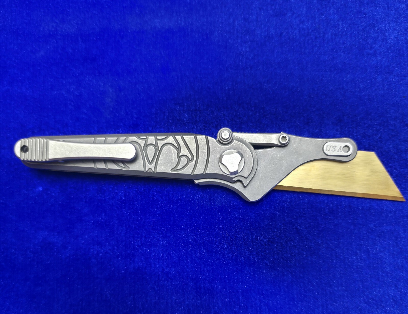 G&G Hawk Knives Designs Shortcut Utility Knife Stonewashed Ti G&G Hawk Knives Designs Shortcut Utility Knife Stonewashed Ti