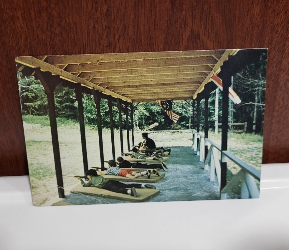 ONTEORA SCOUT RESERVATION 5.5 x 3.5 Postcard LIVINGSTON MANOR NY Safety First ONTEORA SCOUT RESERVATION 5.5 x 3.5 Postcard LIVINGSTON MANOR NY Safety First