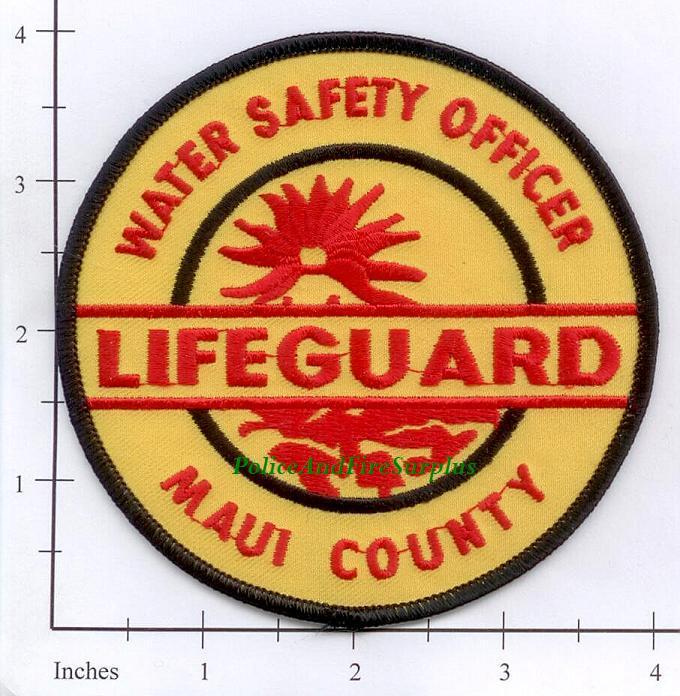 Hawaii - Maui County Lifeguard HI Fire Dept Patch
