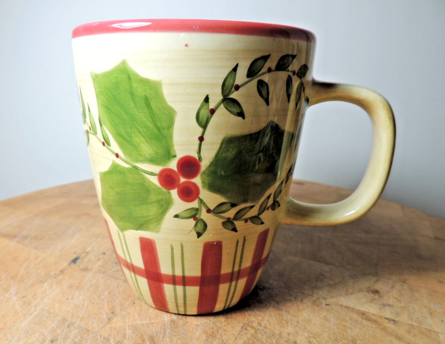 Los Angeles Pottery Holiday Coffee Mug Laurie Gates Design