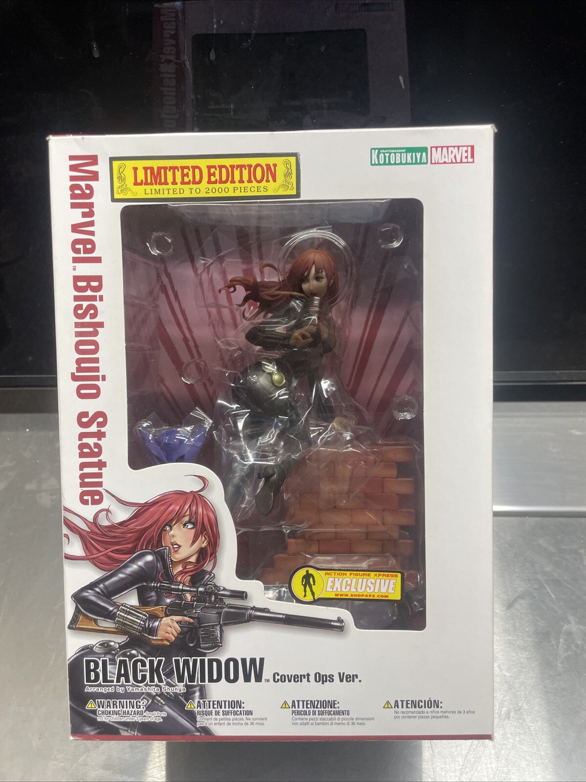 NEW SEALED Kotobukiya Bishoujo Black Widow Statue Exclusive Covert Ops Marvel