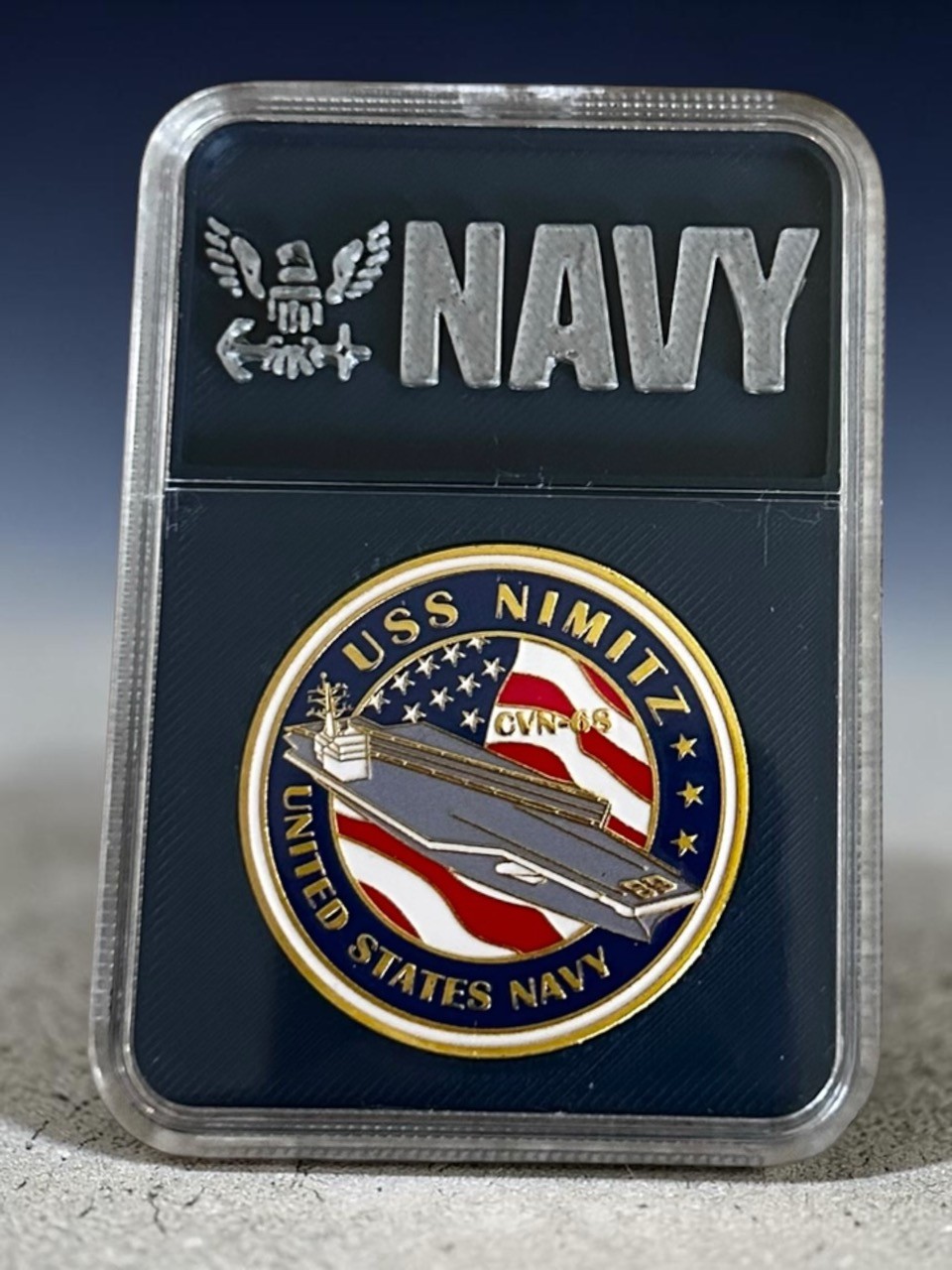 US NAVY Aircraft carrier - USS NIMITZ CVN-68 Naval Challenge Coin ·GREAT GIFT· US NAVY Aircraft carrier - USS NIMITZ CVN-68 Naval Challenge Coin ·GREAT GIFT·
