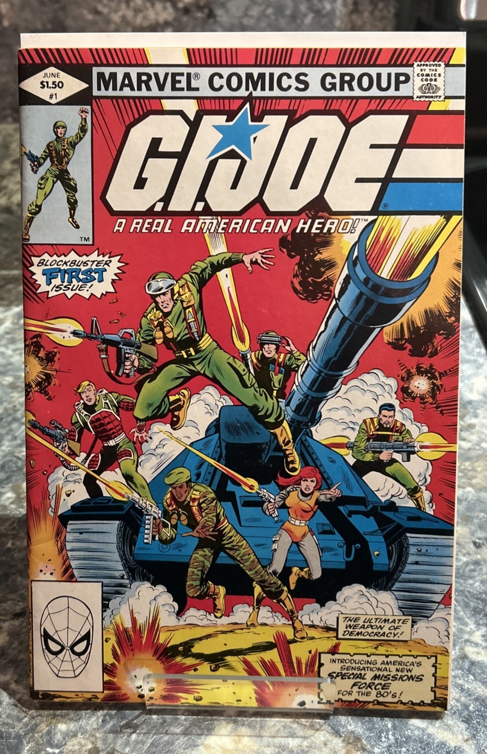 GI Joe Marvel #1 Issue Direct 1982 High Grade See Photos
