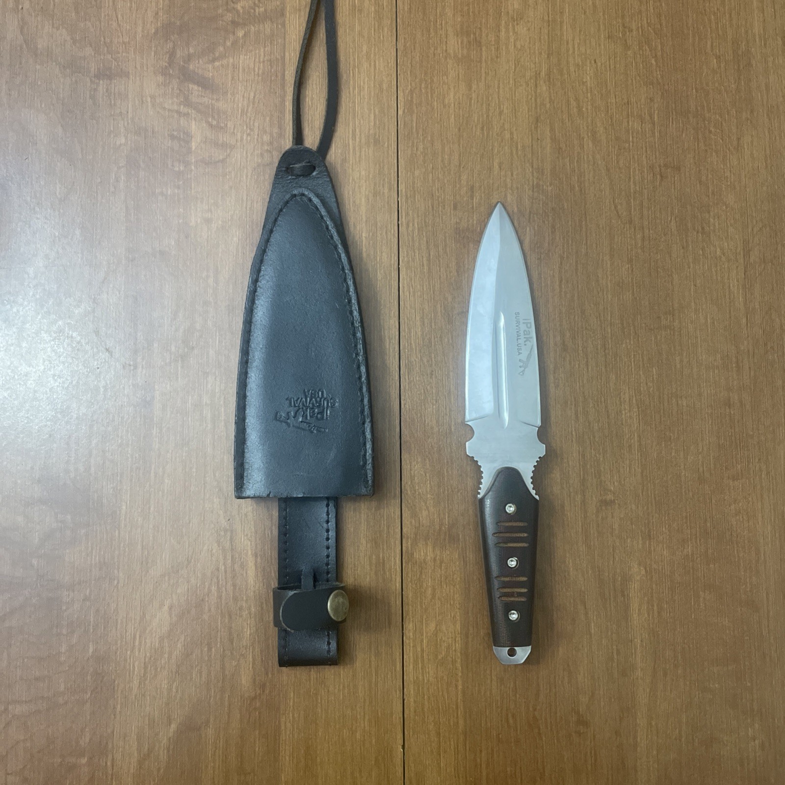 IPAK survival fixed blade knife hunting/military knife