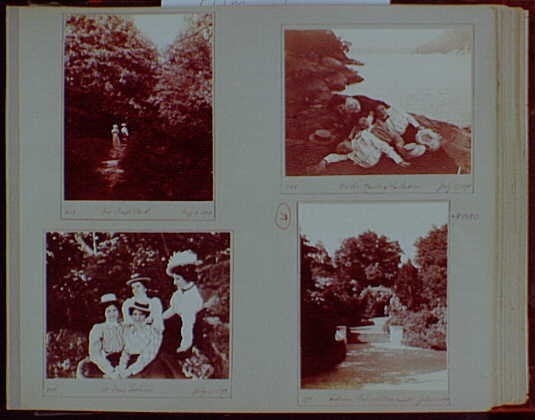 Photo:New York City 1890s Snapshots Album Women Park Outdoors