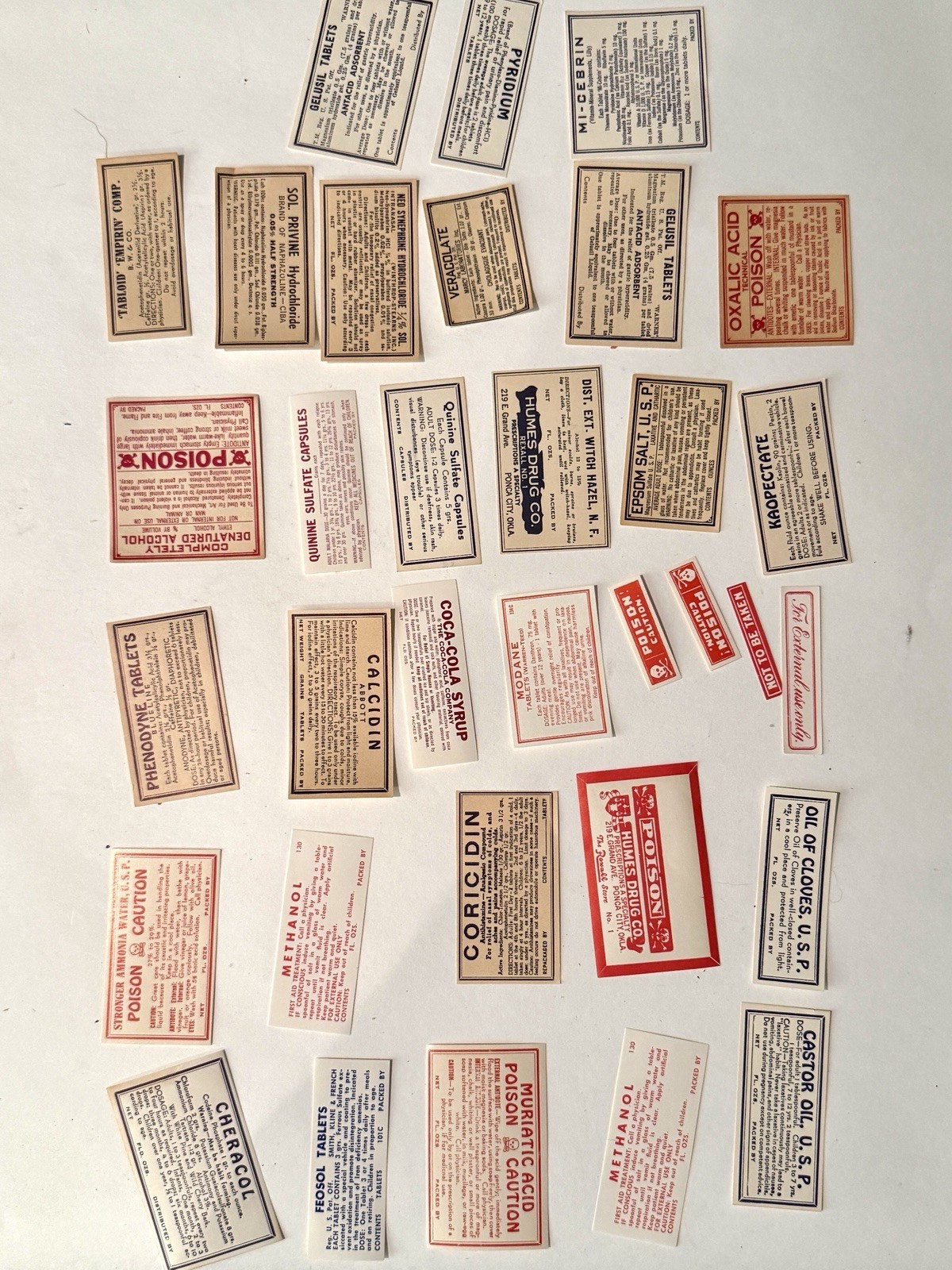 Unused Vintage Pharmacy Labels 25+