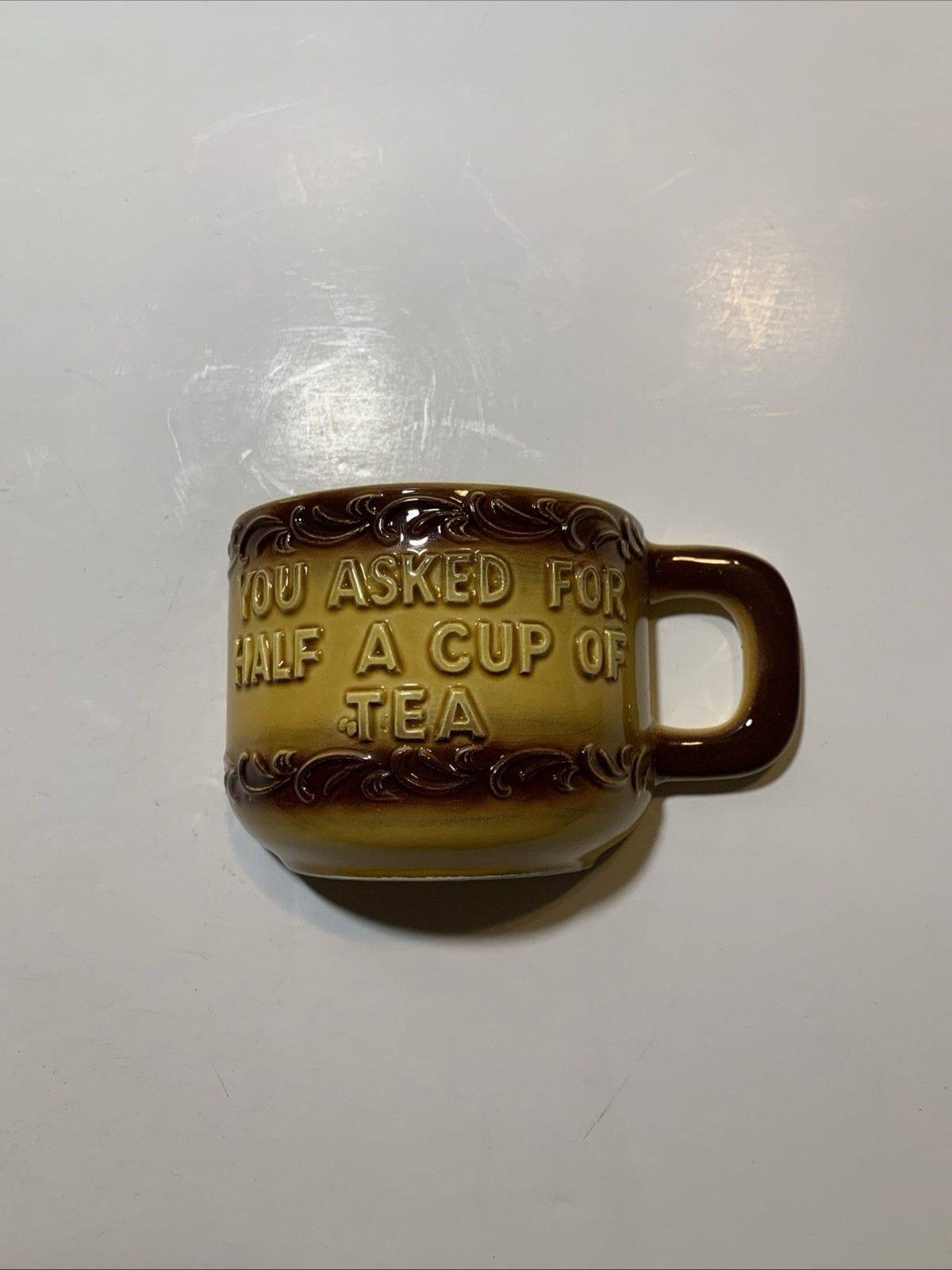 RARE Vintage Travel Souvenir Half of Cup of Tea Norfolk England Proper Drink