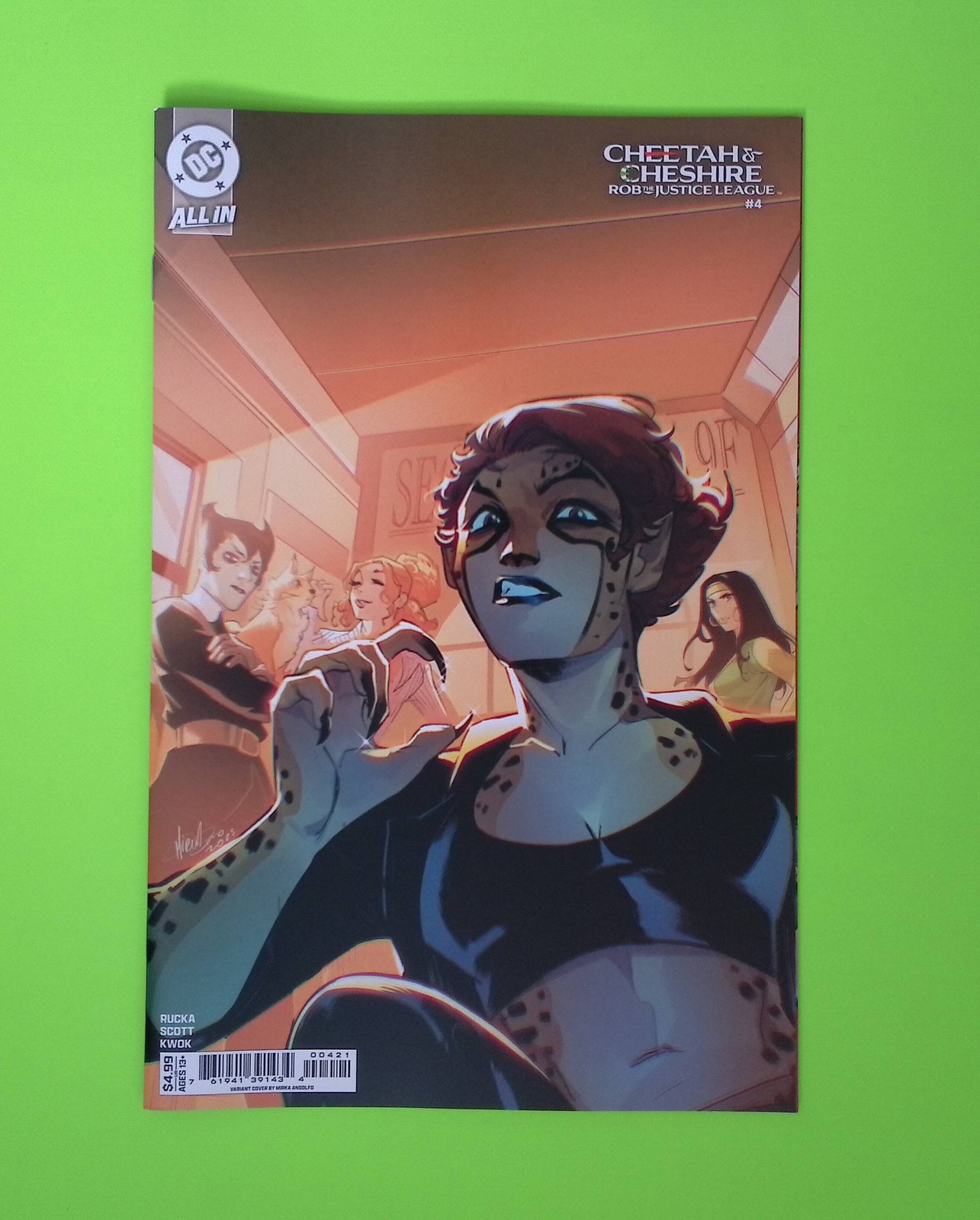 Cheetah and Cheshire Rob the Justice League #4b 2026 DC Comics Variant W307-9