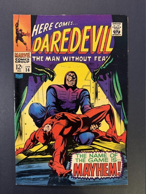 Daredevil #36 1968 Fantastic Four App Stan Lee VF+ 7.5