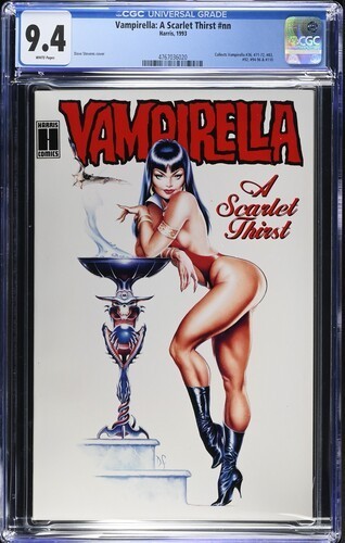 PRIMO:  VAMPIRELLA Scarlet Thirst Dave STEVENS Harris comics 1993 NM 9.4 CGC