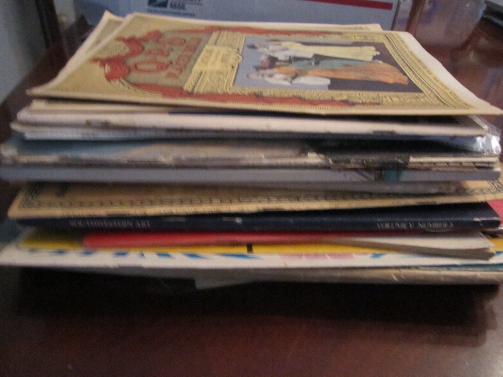 LARGE LOT OF EPHEMERA - BOOKS MAGAZINES BROCHURES AND MORE HISTORY 8LB 12 OZ