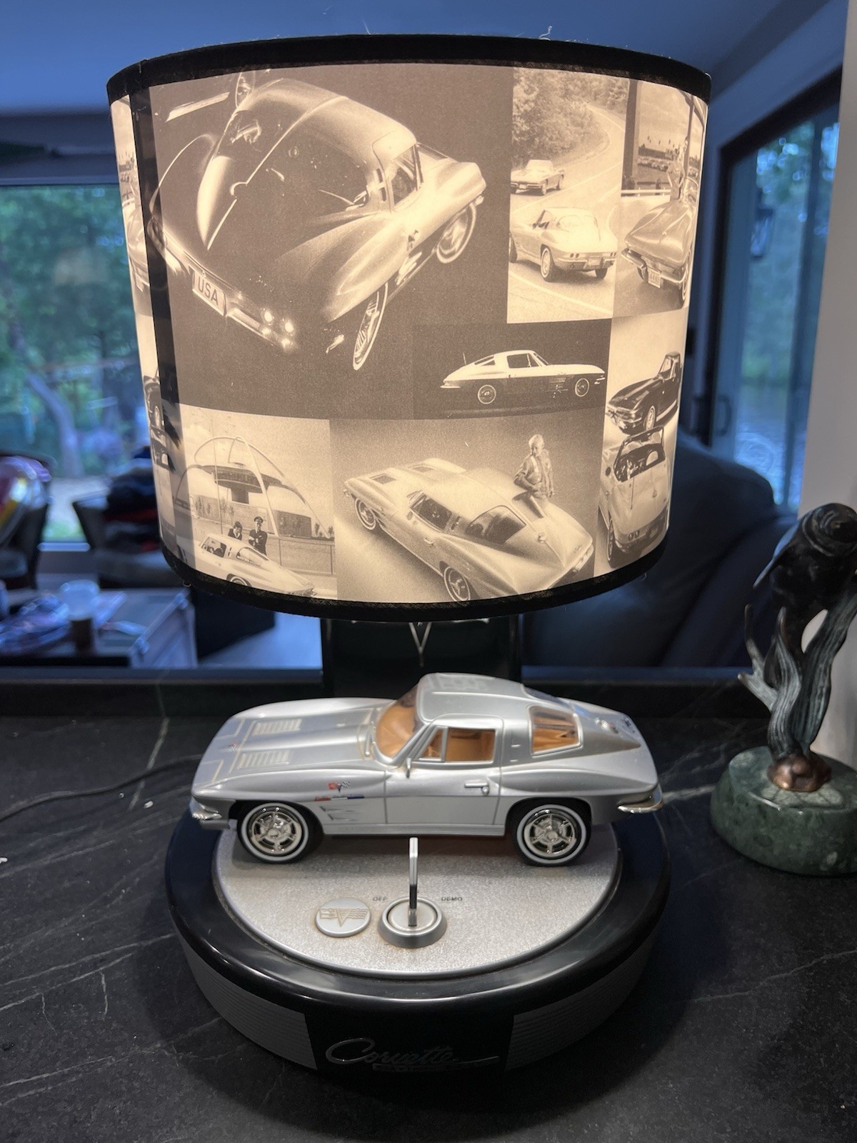 1963 Corvette Collectors Lamp Officially Licensed By GM Tested And Works