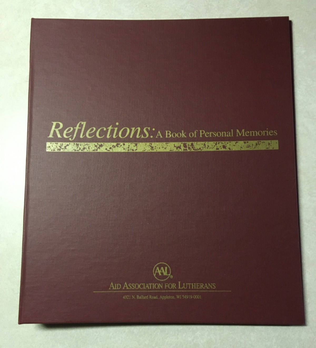 New AAL Reflections A Book of Special Memories Book New 42 Pages