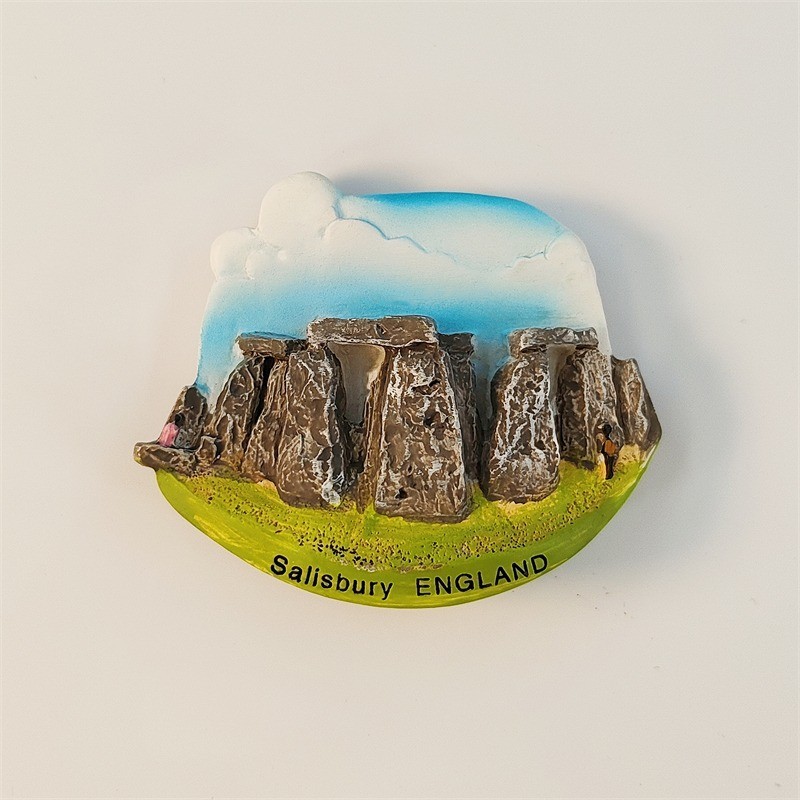 UK United Kingdom Stonehenge Tourist Souvenir 3D Resin IDEA Fridge Magnet Craft