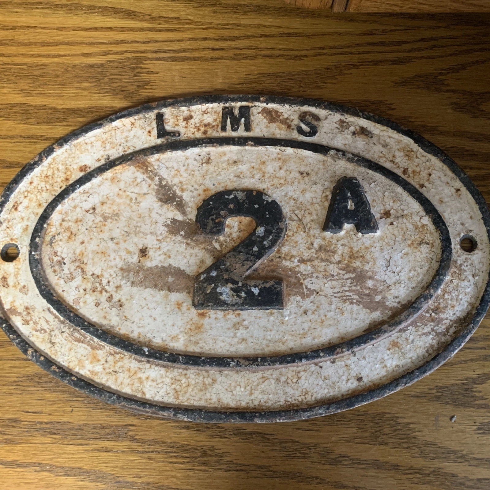 Original London & Midland Scottish LMS Railway Cast Iron Bridge Plate LMS Original London & Midland Scottish LMS Railway Cast Iron Bridge Plate LMS