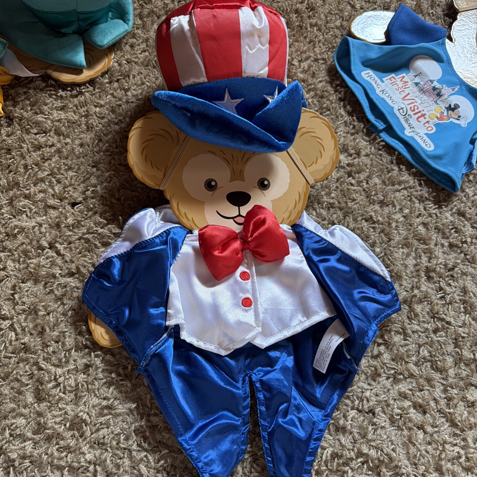 Disney Duffy bear Uncle Sam outfit USA