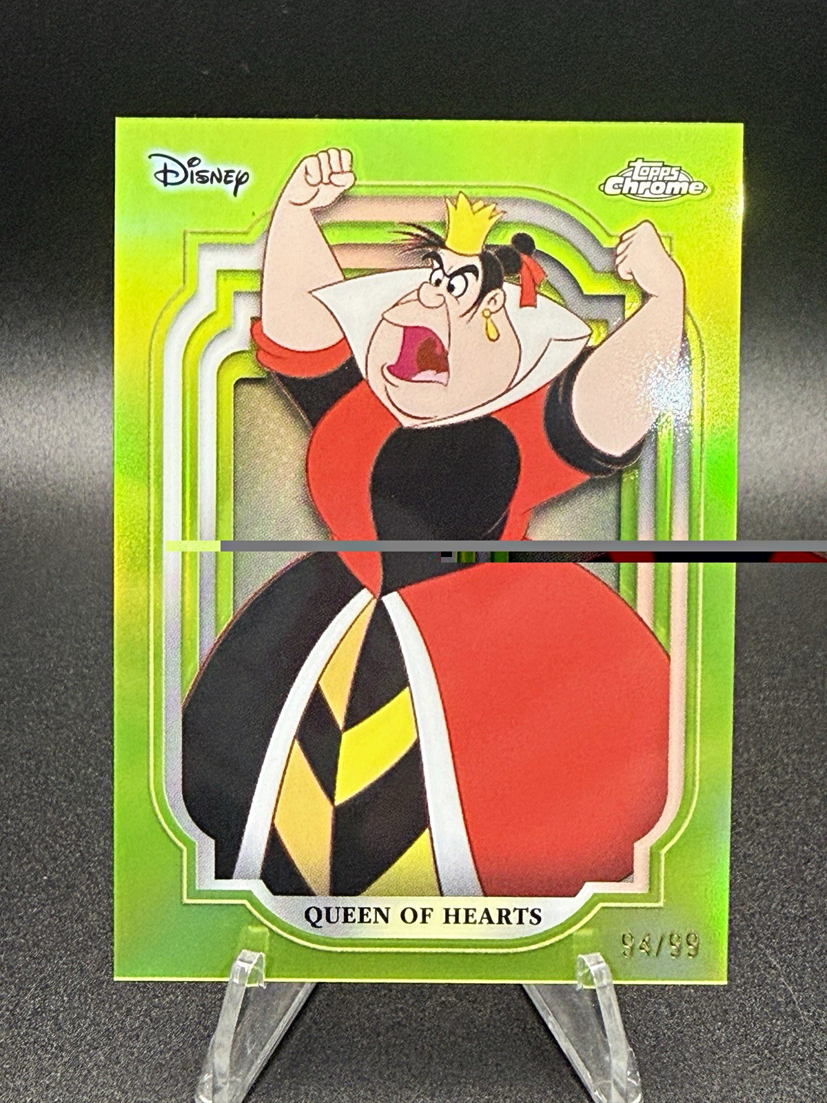 Topps 2024 Topps Chrome Disney Alice in Wonderland Queen of Hearts #21 /99