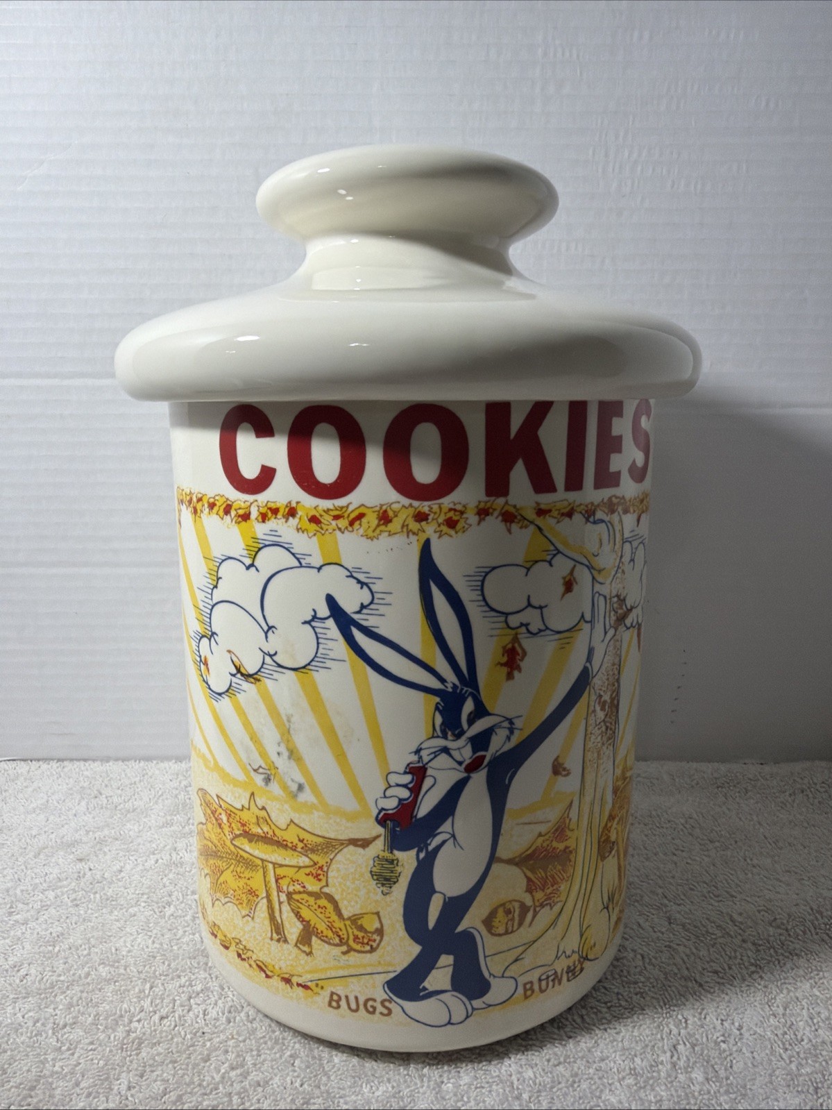 1971 Vintage McCoy Bugs Bunny Cookie Jar No Chips or Cracks Looney Tunes