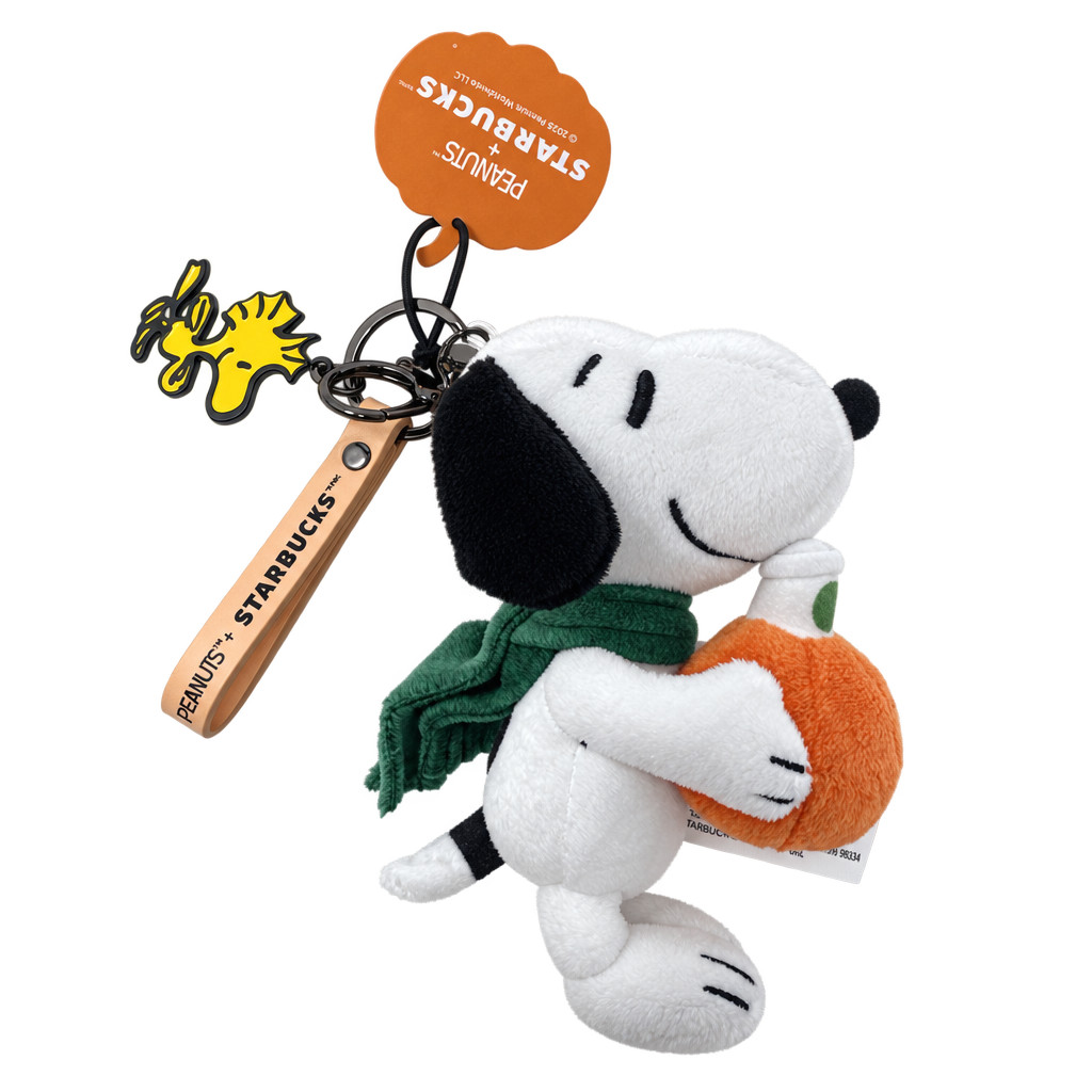 Starbucks x Peanuts Snoopy Keychain Authentic In Hand