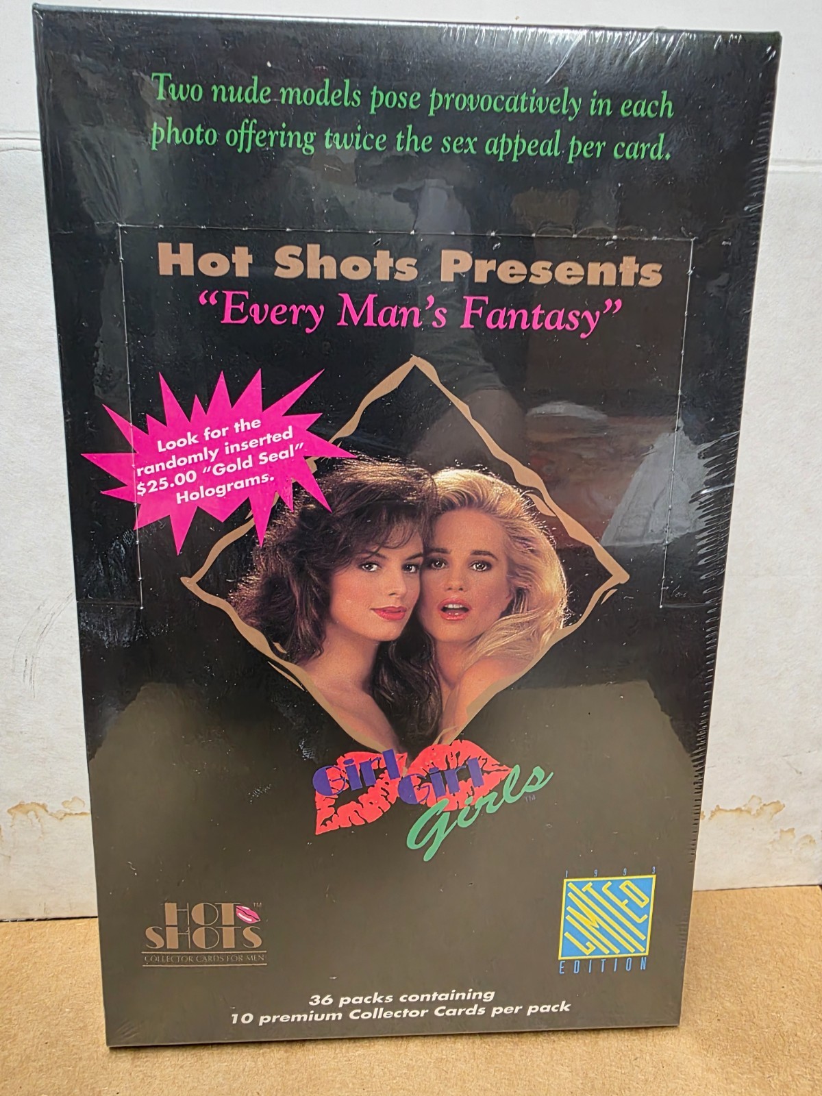 D. B. Cardiff Collector 1993 Hot Shots Girl Girl Girls Limited Edition Hobby Box