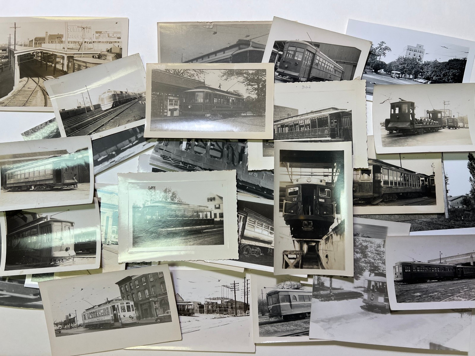 30 Vintage Railroad Train Photograps - 1900 - 1949 -  PA  VA  DC NJ MD