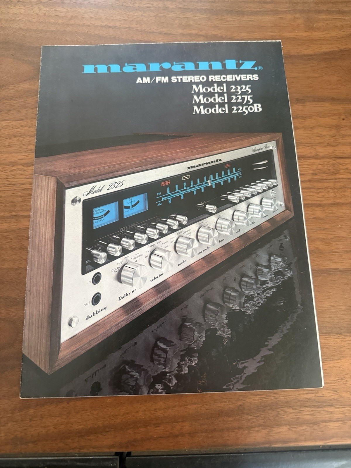 Vintage 1970\'s Brochure  Marantz Stereo Receivers 2325 2275 2250B