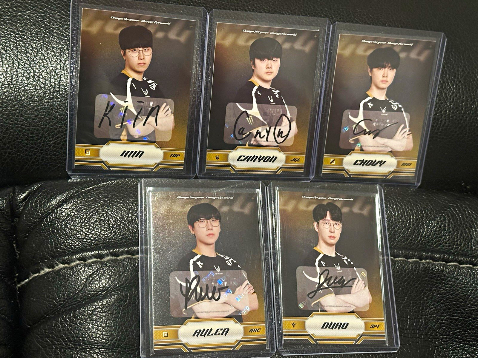 2025 Gen.G Esports LCK Buffun Kiin Canyon Chovy Ruler Duro autos