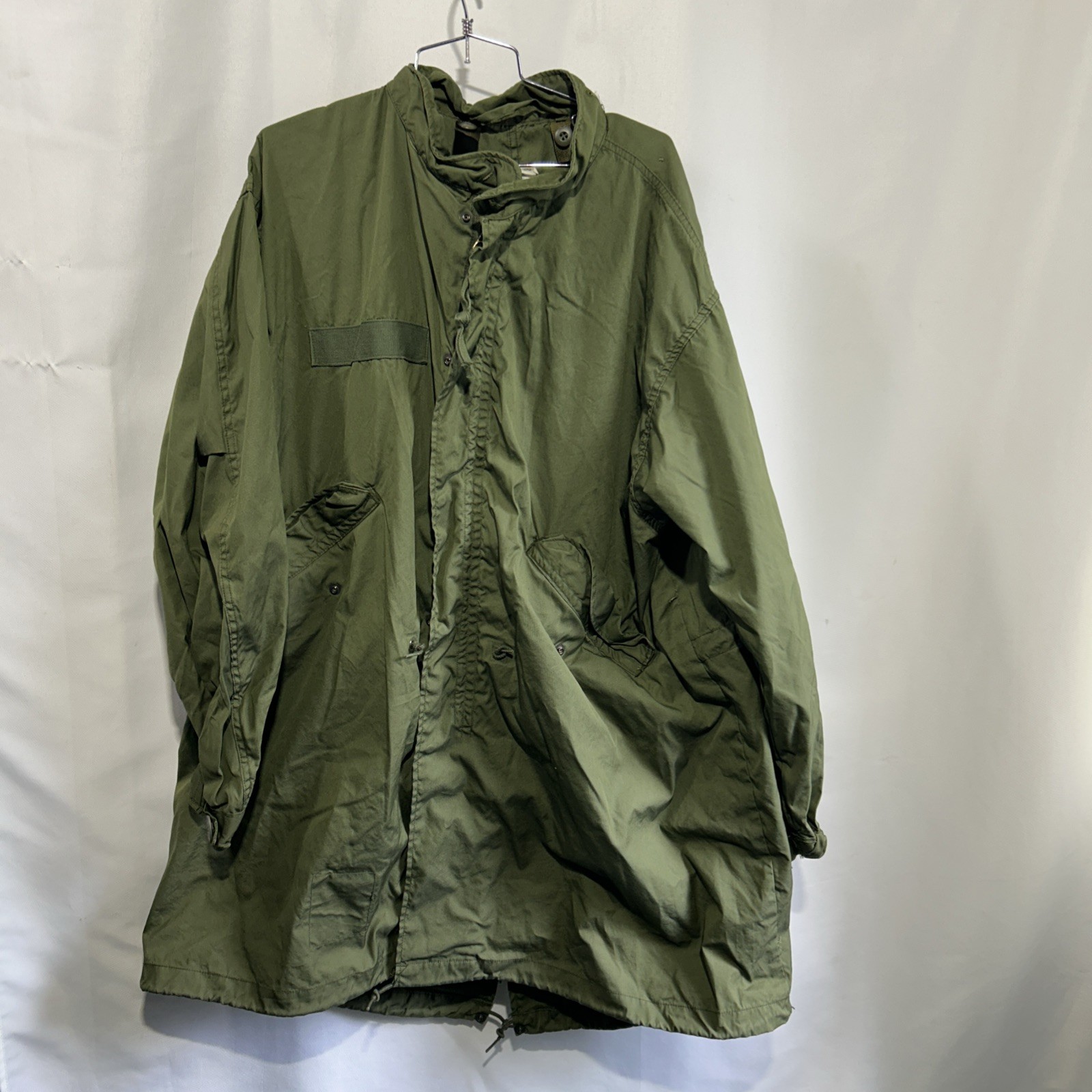 VTG 1973 US Military Fishtail Parka Extreme Cold Weather Green Men's Medium M65