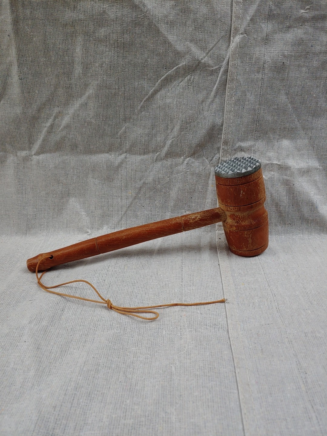 Vintage Wooden Meat Tenderizer  12