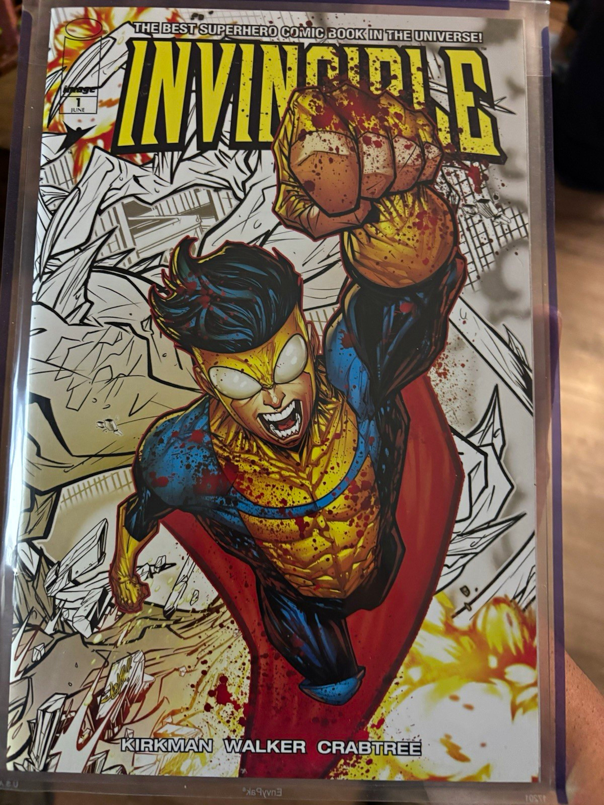 Invincible #1 Variant cover JonBoy Meyers NM condition never opened or read