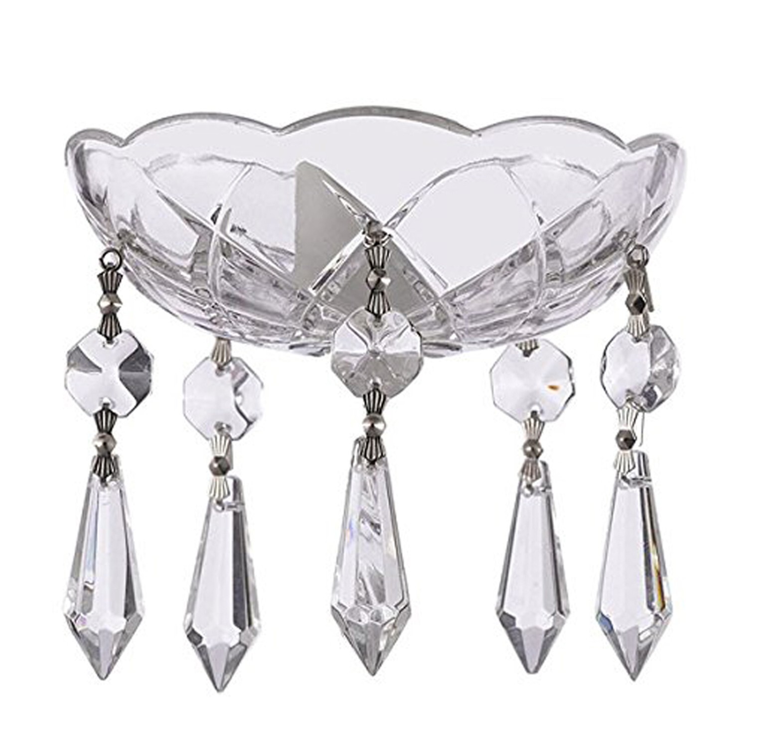 4 in Asfour Crystal Cup Crystal Bobeche With 1.5\
