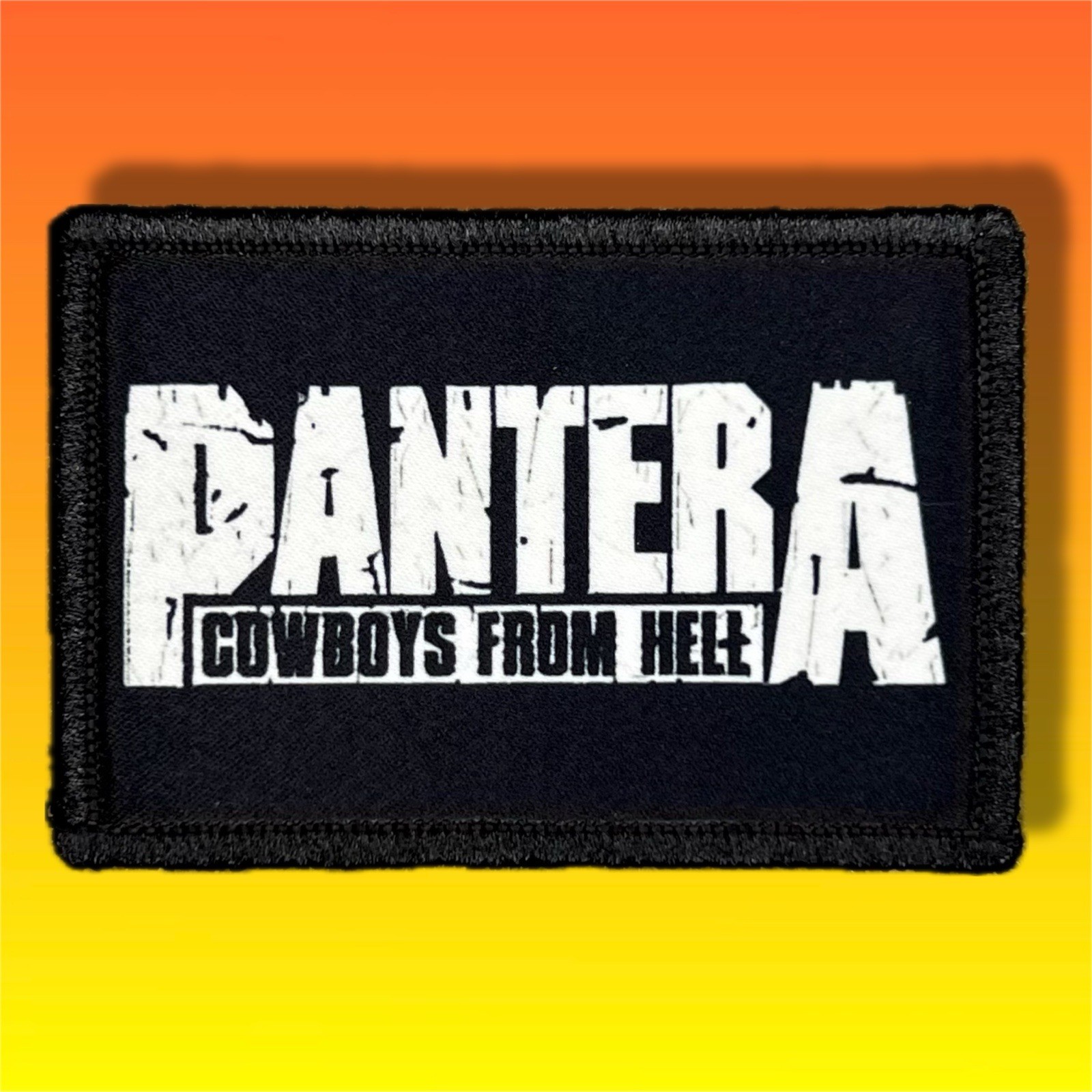 Pantera Cowboys From Hell Morale Patch / Military ARMY Tactical Band Hook 748