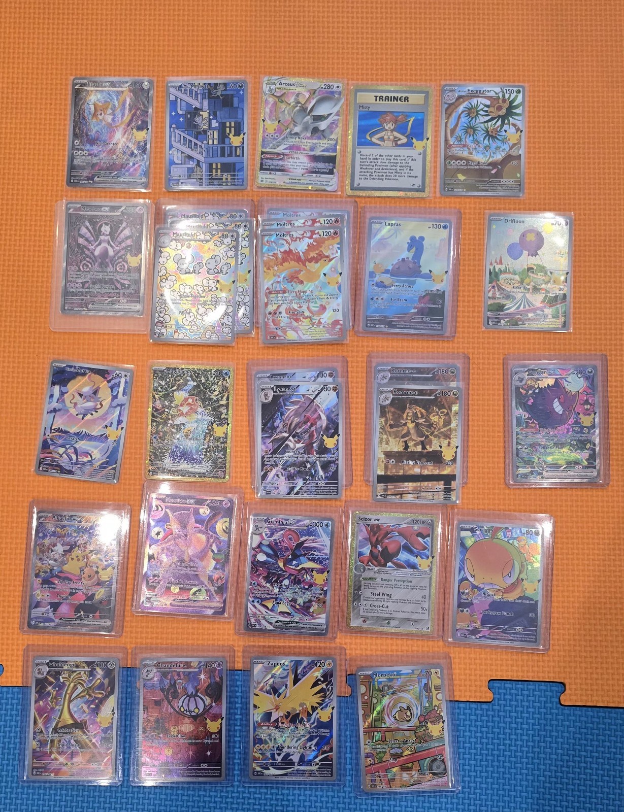 pokémon tcg 30th anniversary cards for sale NM Gengar mewtwo magikarp 