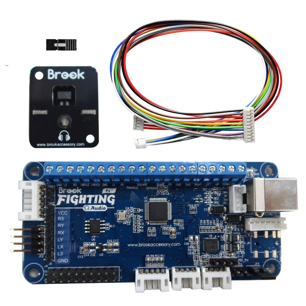 Brook PS3/PS4 Fighting Board + Audio – Fightstick PCB for PS4/PS3/PC