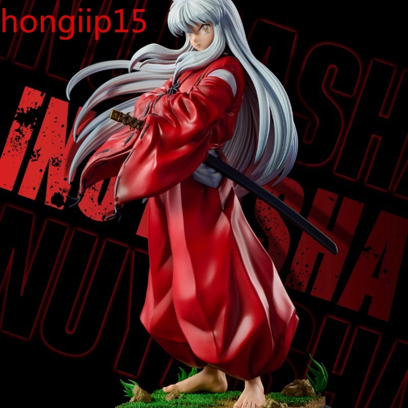 Inuyasha Kikyou Sesshoumaru 34cm Figure Statue Display Ornament Gift Collection