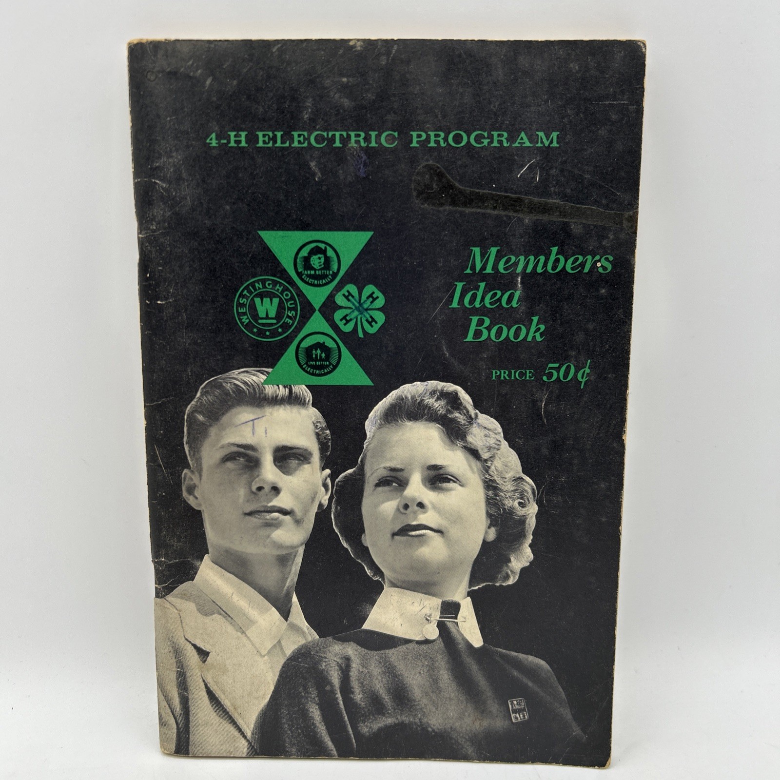 Vintage 1950\'s 4-H Club Westinghouse ELECTRIC PROGRAM Members Idea PB Book