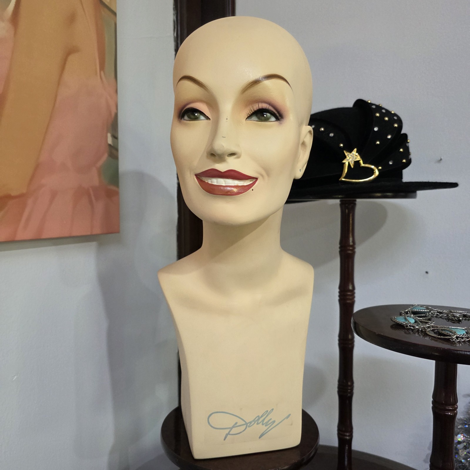 Rare Vintage Dolly Parton Mannequin Head for Wig Display from 1990\'s Rare Vintage Dolly Parton Mannequin Head for Wig Display from 1990\'s