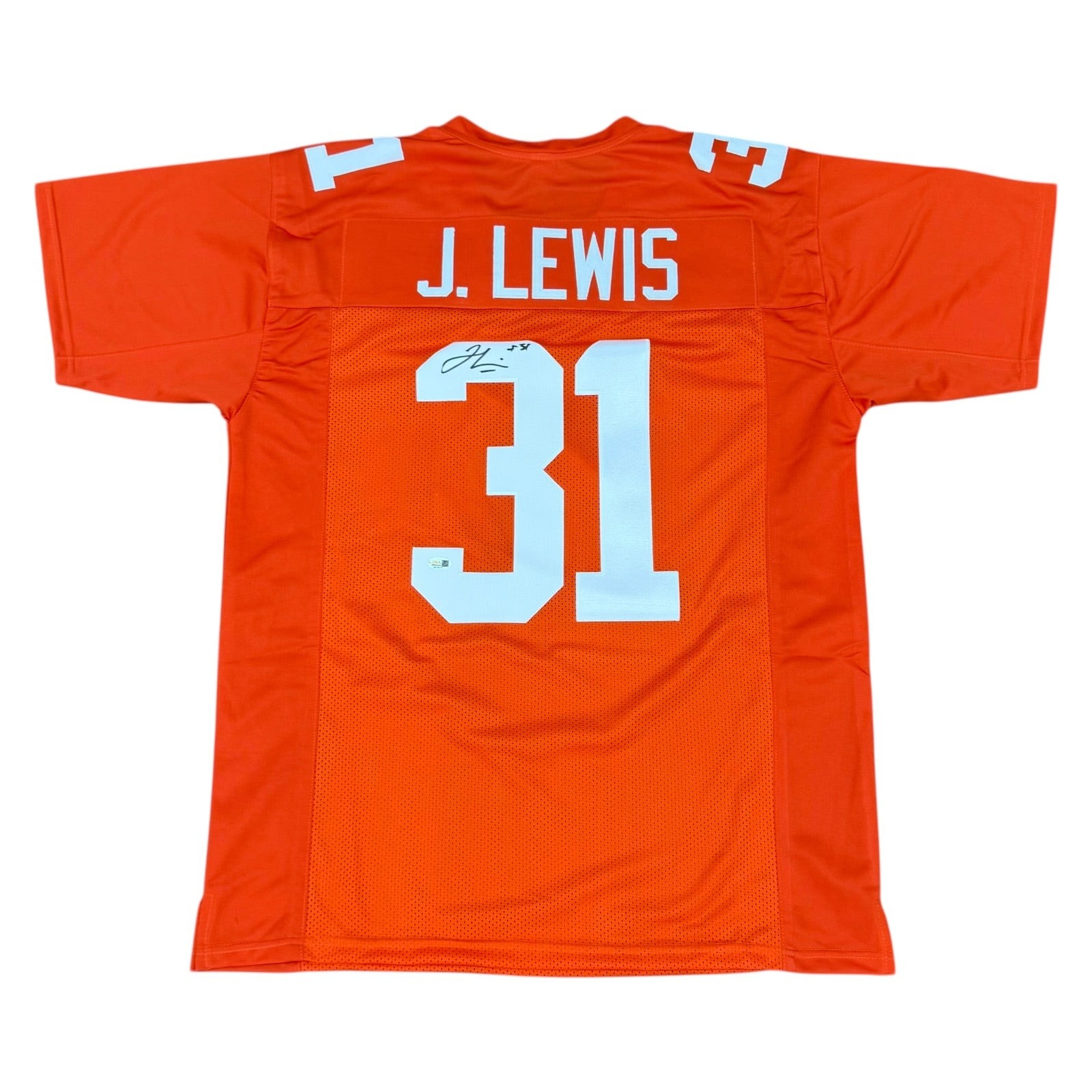 Jamal Lewis Autographed Tennessee (Orange #31) Custom Jersey - JSA