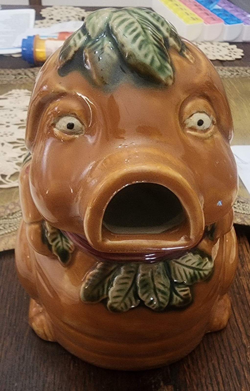 Vintage Pig Pitcher Jug | Whimsical Ceramic Figural, Perfect Condition 