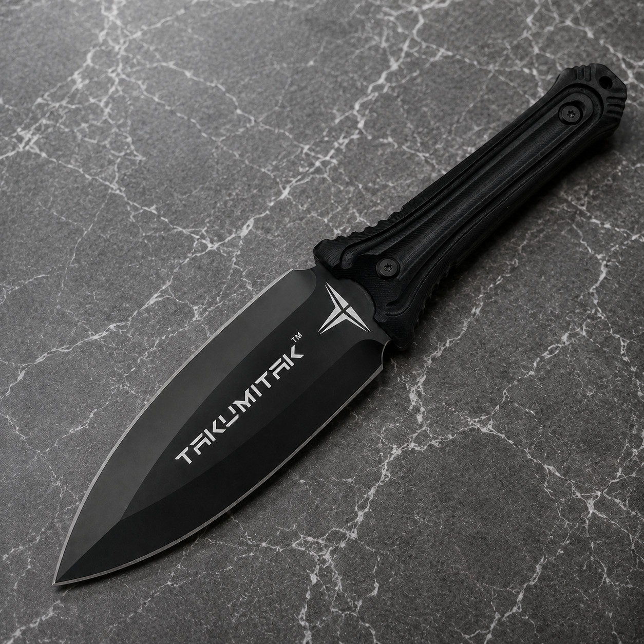 Takumitak Sentinel Dual Edge Dagger Fixed Blade Knife 5mm Full Tang D2 Kydex New