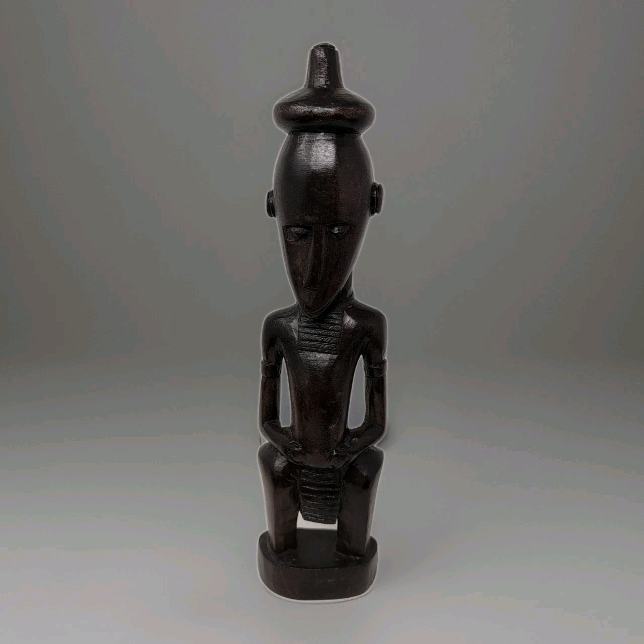 Stunning African Dogon Male Figure Wooden 12 In Tall